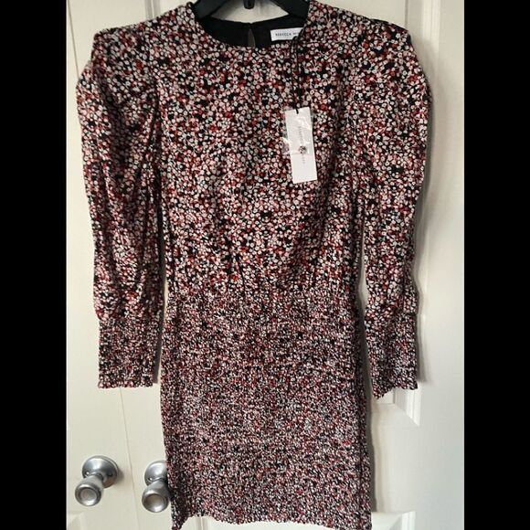 TABBY Floral Smocked Puffed Long Sleeve Dress - Picture 11 of 14